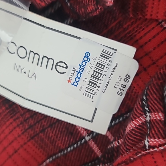 no comment Plaid cropped flannel - Picture 10 of 11